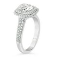Riya Jewel 1.7 Ct Oval Cut Diamond Rings for Her 14K White Gold Over