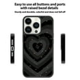 thumbnail image 5 of RSMTCI for iPhone 14/13 Case 6.1 IN,Starry Sky Fashion Heart Phone Case,Black, 5 of 6