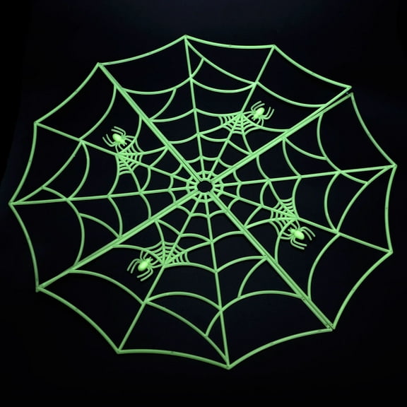 FRCOLOR Haunted House Essentials Luminous Spider Web Black 1 Set