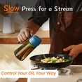thumbnail image 3 of TrendPlain 16oz Olive Oil Sprayer for Cooking, 2 in 1 Olive Oil Spray Bottle and Oil Dispenser with Stickers for Kitchen, Salad, BBQ & Air Fryer, Navy, 3 of 6