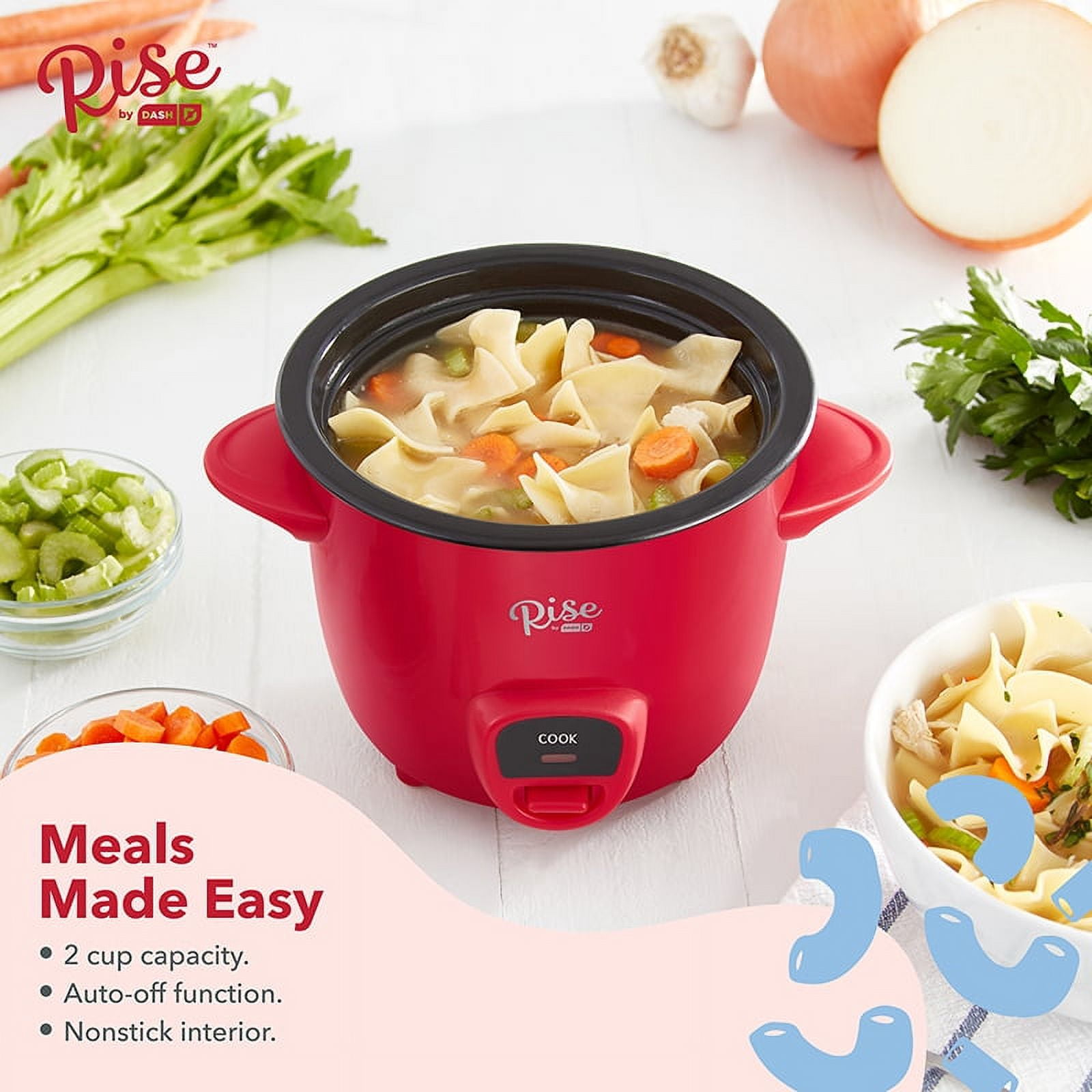 Rise By Dash 2-Cup Mini Rice Cooker RRCM100GBRR04, 1 - Kroger