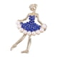 thumbnail image 2 of Broches de bailarina de ballet, broche de bailarina de oro de moda, ramillete de bailarina para azul, 2 of 9