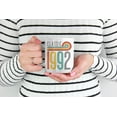 thumbnail image 2 of Vintage Classic 1992 feat. Rainbow Stripes, Birthday Coffee & Tea Mug Cup (15oz), 2 of 6