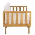 thumbnail image 4 of Safavieh Wood Traditional Outdoor Daybed, Oak/Cream, 4 of 11