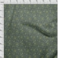 thumbnail image 4 of oneOone Polyester Spandex Dusty Teal Green Fabric Floral Craft Projects Decor Fabric Printed By The Yard 56 Inch Wide, 4 of 5
