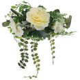 thumbnail image 1 of KAKOWELY Abrazadera de cortina con flores artificiales para ventana, decoración del hogar, 1 of 5