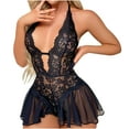 thumbnail image 1 of Lencería sexy Encaje sexy Tease Pijamas sin espalda Ropa para el hogar Fridja nalpqowj40199, 1 of 4