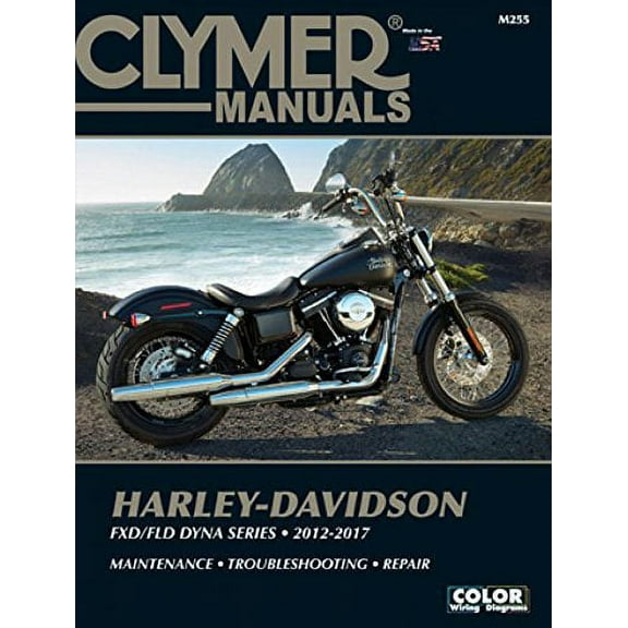 Clymer Repair/Service Manual '12-17 Harley FXD/FLD Dyna Series (M255)