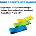thumbnail image 2 of JJEAN-Beachbody Resistance Bands for Booty and Thigh Workouts, Unisex Strength Workout Exercise Loops for Women & Men, Light, Medium & Heavy Resistance Levels, 12 Inch, 3 Pack, 2 of 2
