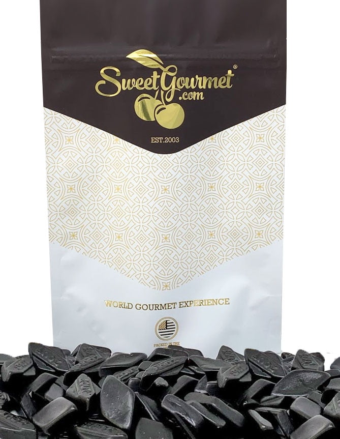 SweetGourmet Diamond Salt Licorice | Dutch Bulk Candy | 15oz
