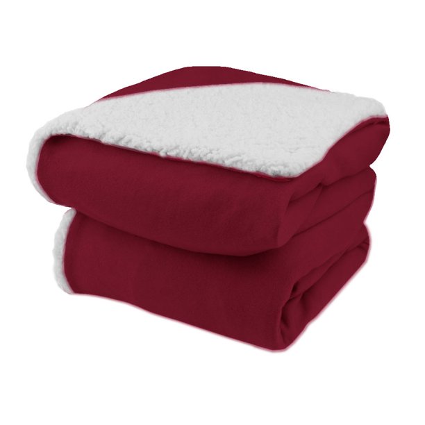 Biddeford Comfort Knit Electric Heated Throw Blanket Natural Sherpa