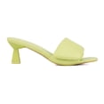 thumbnail image 2 of Olivia Miller Women's Allure Heel Sandal Square Toe with Polyurethane Lining, 2 of 8