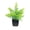 Green4, variant on Fake Plants For Home Decor, Realistic Plastic Potted Greenery, Indoor Artificial Green Plant For Living Room, TV Cabinet Or Desk, 20x7x7cm