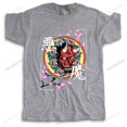 thumbnail image 1 of Camiseta informal de algodón para hombre ropa de calle japsa hip hop divertida Harajuku Geek personalizada holgada talla grande, 1 of 7