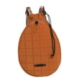 thumbnail image 2 of ZheElen Tennis Backpack Large Capacity with clean,solid color give Adjustable Strap Polyester Crossbody Bag Brown, 2 of 6