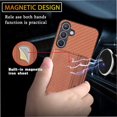 thumbnail image 3 of Case For FOXDOCK Samsung Galaxy S24 Plus Stand Function RFID Blocking Magnetic Card Holder Complete Camera Safety, 3 of 5