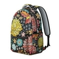 thumbnail image 2 of "Hippie Boho Tribal Bookbag - Durable College Backpack with Laptop Sleeve, Vintage Print for School, Commute & Stylish Carry", 2 of 6