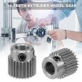 thumbnail image 5 of 10Pcs Extruder Wheel Gear 3D Printer Parts 36 Teeth Gear Stainless Steel Extruder Gear for CR-10, CR, 5 of 5