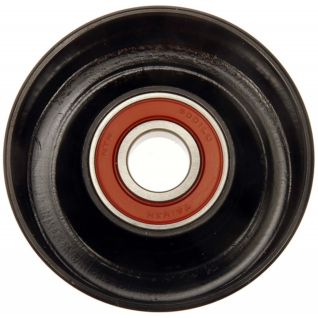 KarParts360 For Chevy Silverado 3500 HD/2500 2008 Idler Pulley | Steel | Black | Standard Grade | 8MM Inside Diameter | 2.2MM Material Thickness | Replacement For 12562065, 12565372