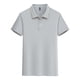 thumbnail image 3 of Camisa de Solapa de Manga Corta de Ocio de las Mujeres, Suave Transpirable de Tres Botones de Cuello Superior para Uso Diario de la Oficina, 3 of 5