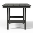 thumbnail image 5 of WestinTrends Ashore 6-Piece Outdoor HDPE Patio Dining Table Set with Bench, Gray, 5 of 13