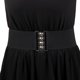 thumbnail image 5 of Jumpingount Abajo abrigo cintura resistente al desgaste abajo chaqueta cinturón elástico decorativo abrochado cintura, negro Accesorios de disfraces een, 5 of 6