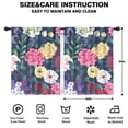 thumbnail image 2 of Blackout Kids Curtains,Pioneer Flower Floral Print Pattern Childrens Insulated Curtains Set Of 2,Bedroom Essentials,Toddler Room Decor 42"x54", 2 of 5