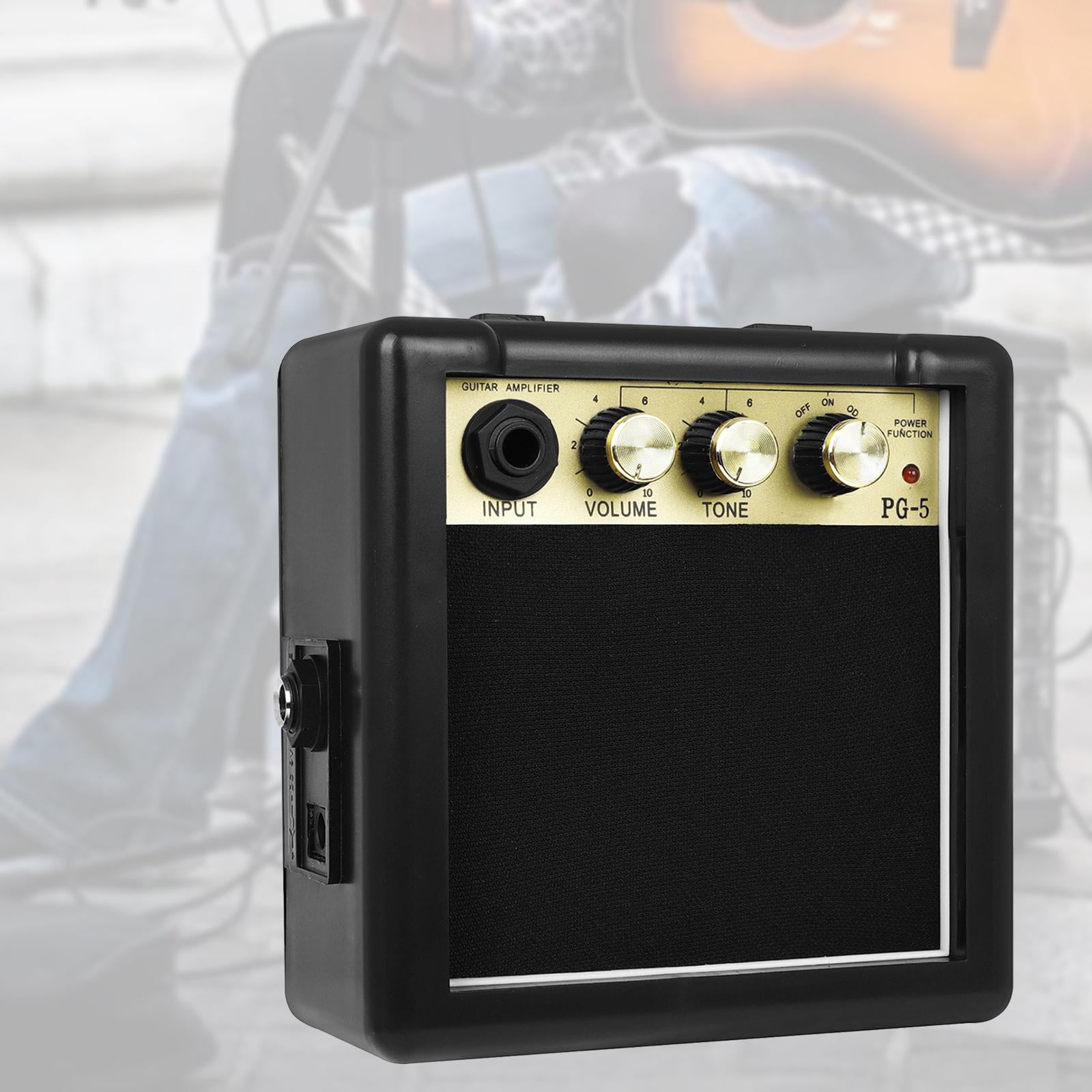 QccHieUs Guitar Amplifier Bass Amplifier Instrument Accessory Practices Versatile 5W Mini