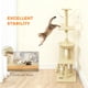 thumbnail image 5 of Torre Rascador para Gatos PawHut 53" con Peluche Beige, 5 of 9