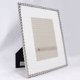 thumbnail image 3 of Lawrence Frames Silver Metal Rope 8x10 Matted for 5x7 Picture Frame (710080), 3 of 3