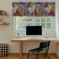 thumbnail image 6 of Boho Flowers Tier Curtains 24 Inch Length, Vintage Farmhouse Daisy Botanical Floral Cafe Short Curtains for Bathroom Over Sink, Small Kitchen Curtain Light Filtering Drapes 2 Panels 27.5"Wx24"L, 6 of 9