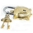 thumbnail image 5 of Vintage Turtle Tortoise Door Lock Padlock Brass With Secret Lock Functional, 5 of 5