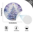 thumbnail image 2 of Ryvnso Christmas Tree Round Plate Mats Dining Table Placemat Set of 4 for Holiday Decoration, 2 of 7