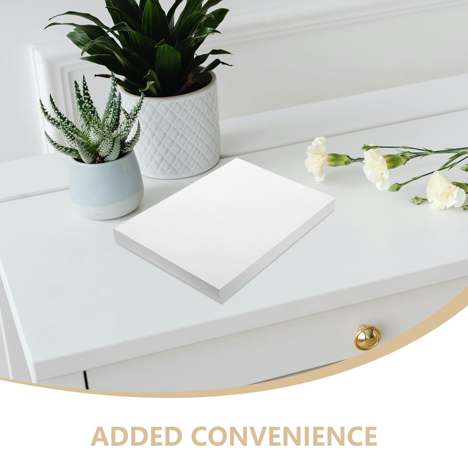 BESTYASH Thick White Cardstock Paper for Drawing, Printing, and Craft Projects - Ideal for Home and School Use