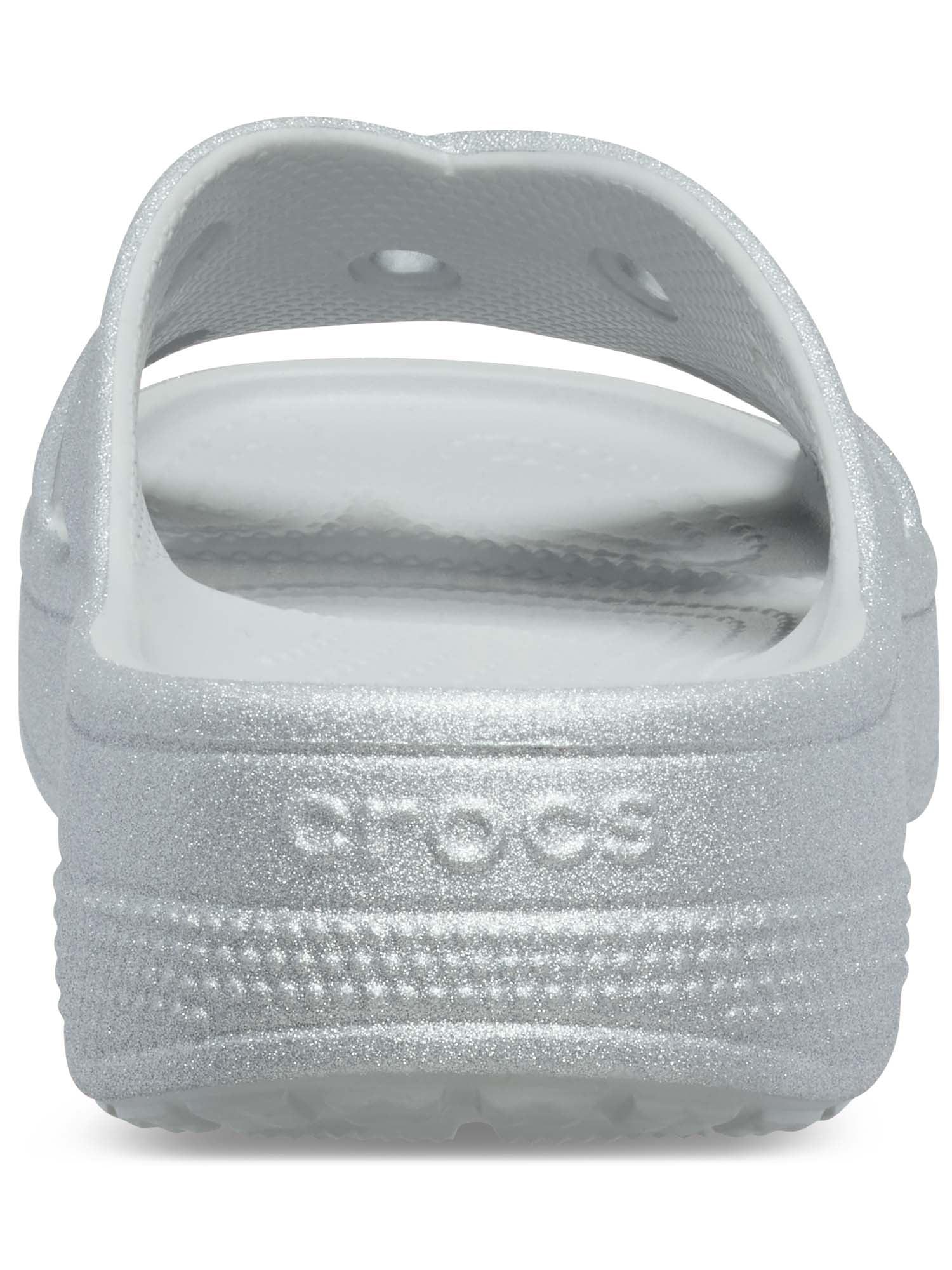 Crocs Women's Classic Glitter Cross Strap Sandal