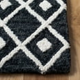 thumbnail image 4 of SAFAVIEH Blossom Aspen Geometric Wool Area Rug, Black/Ivory, 3' x 5', 4 of 8