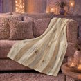thumbnail image 6 of Rustic cozy wood plank print Flannel Blanket warm farmhouse artwork Home Decor for couch bedroom cabin reading nook, Housewarming Gift for adults and cabin lovers, 6 of 9