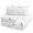 White Black-Queen, variant on White Black Queen Size 4-Piece Cat Pattern Printed Cotton Bed Sheet Set
