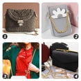 thumbnail image 2 of Shisuyan 4Pcs Bag Chain Strap Handbag Strap Chain Handbag Purse Chain Strap with Metal Buckles, 2 of 9