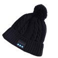 thumbnail image 2 of sweethay Inalámbrico Bluetooth V5.0 Music Hat Beanie Cap Auricular Auriculares Auriculares inteligentes Altavoz con micrófono Sport Knitted Hat Cables de audio/vídeo Negro, 2 of 8