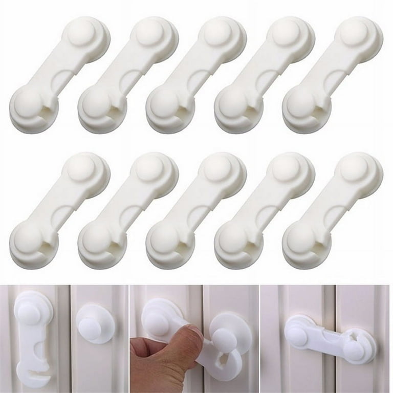 Self adhesive top cupboard locks