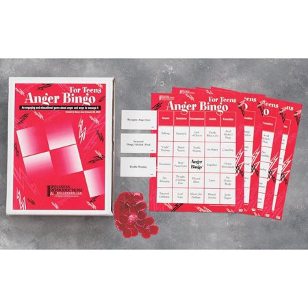 Anger Bingo for Teens: An Engaging and Educational Game About Anger and Ways to Manage It