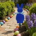 thumbnail image 5 of Easter Rabbit Flocked Garden Stakes with Soft Texture, Outdoor Yard Decorations for Spring Celebrations and Party Settings, Festive Rabbit Themed Decor for Lawn Display and Seasonal Outdoor Creation, 5 of 6