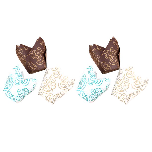 150 envoltorios para cupcakes caseros, delicados papeles para cupcakes, capacillos decorativos para hornear