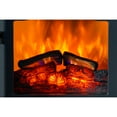 thumbnail image 2 of Mainstays 3D Electric Stove with Life-like Flame, Black, 2 of 11