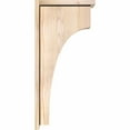 thumbnail image 3 of 7 1/2"W x 14"D x 30"H Huntington Smooth Corbel w/Backplate, Douglas Fir, 3 of 9
