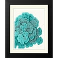 thumbnail image 2 of Fab Funky 12x14 Black Modern Framed Museum Art Print Titled - Blue Underwater Scenes 1 b, 2 of 5