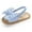 Blue, variant on Kukoosong Toddler Sandals Baby Girls Bow Knot Sandals Cute Summer Flat Princess Shoes Infant First Walkers Yellow 11