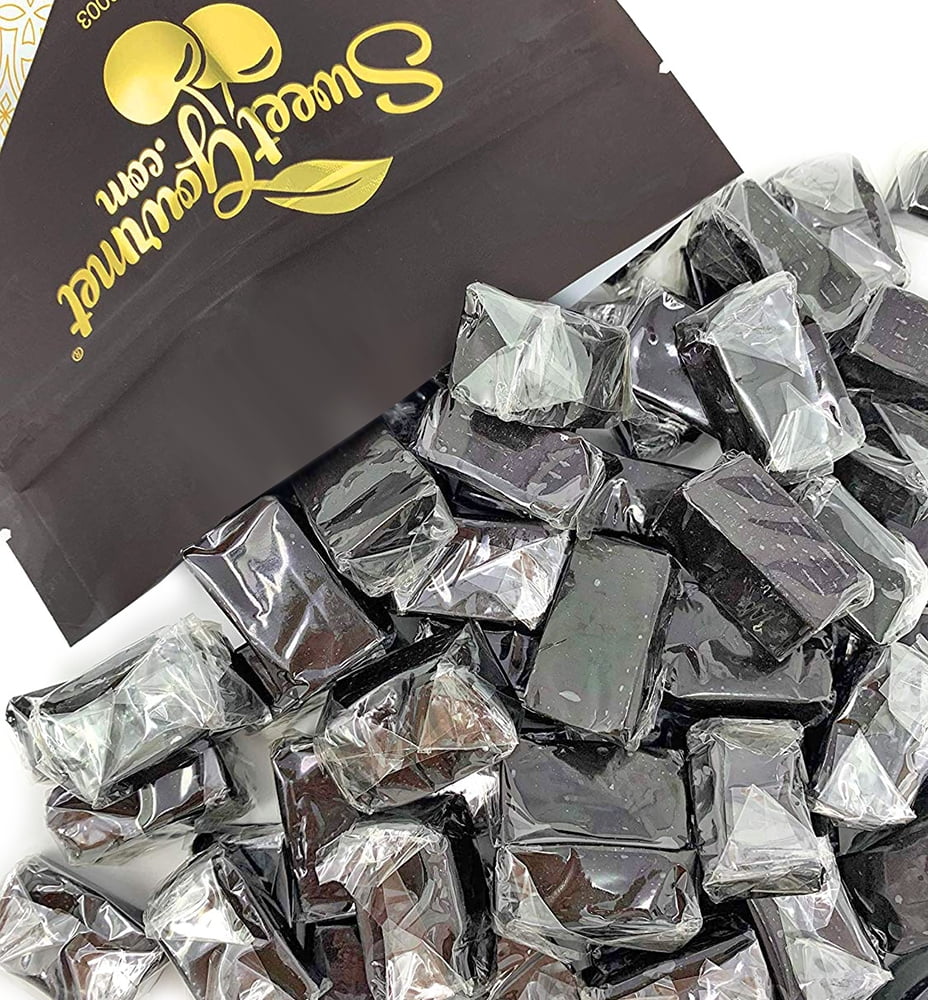 SweetGourmet Dutch Soft Wrapped Licorice Caramels | 2 Pounds