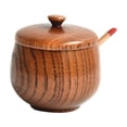 thumbnail image 4 of SHOWERORO Empty Spice Jars Seasoning Jar Jujube Wood for Breakfast Table 1Pcs, 4 of 8